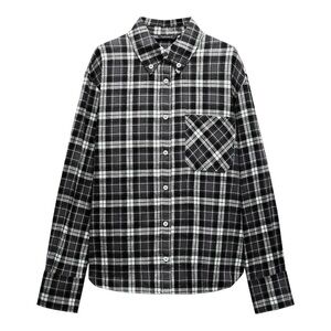 🖤 ZARA Plaid Flannel Shirt | Size L | New